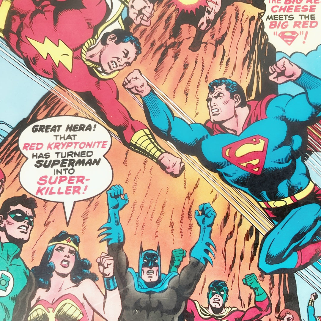 Art Print - 1978 Superman vs Shazam Issue #137