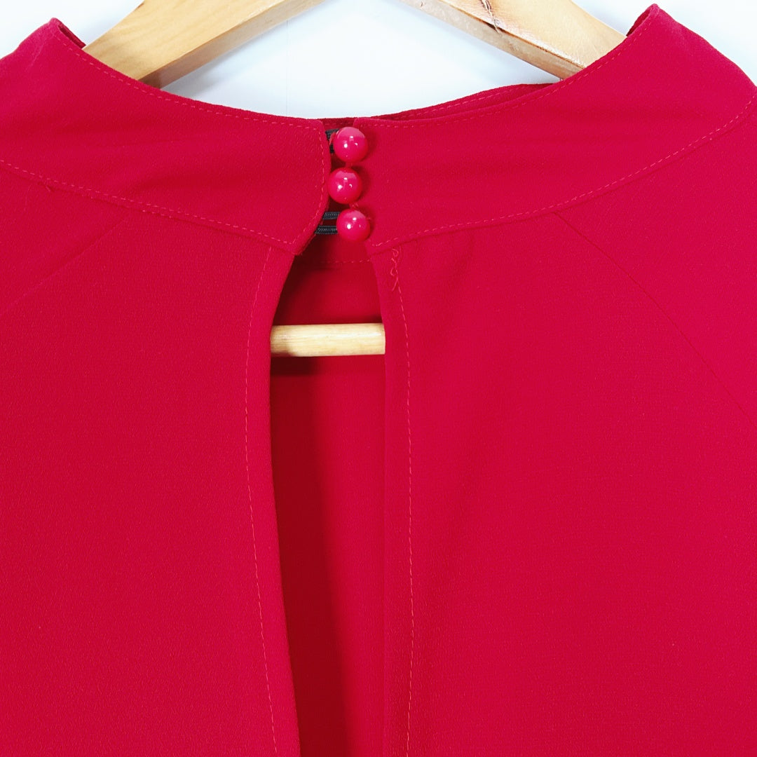 Federation - Red Long Sleeve Dress
