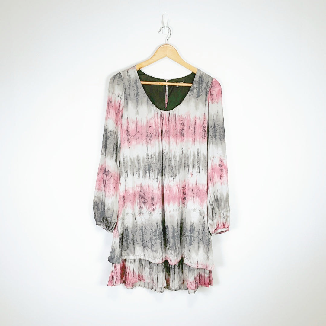 Chlorofile Long Sleeve Mini Dress / Tunic – Patterned – NZ Designer