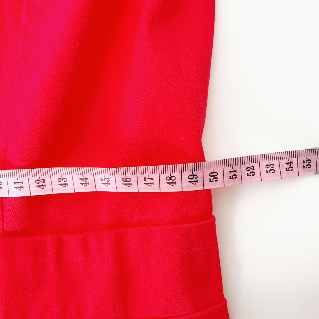 Dolly and Dotty - Tess Lace Sleeved Dress in Red