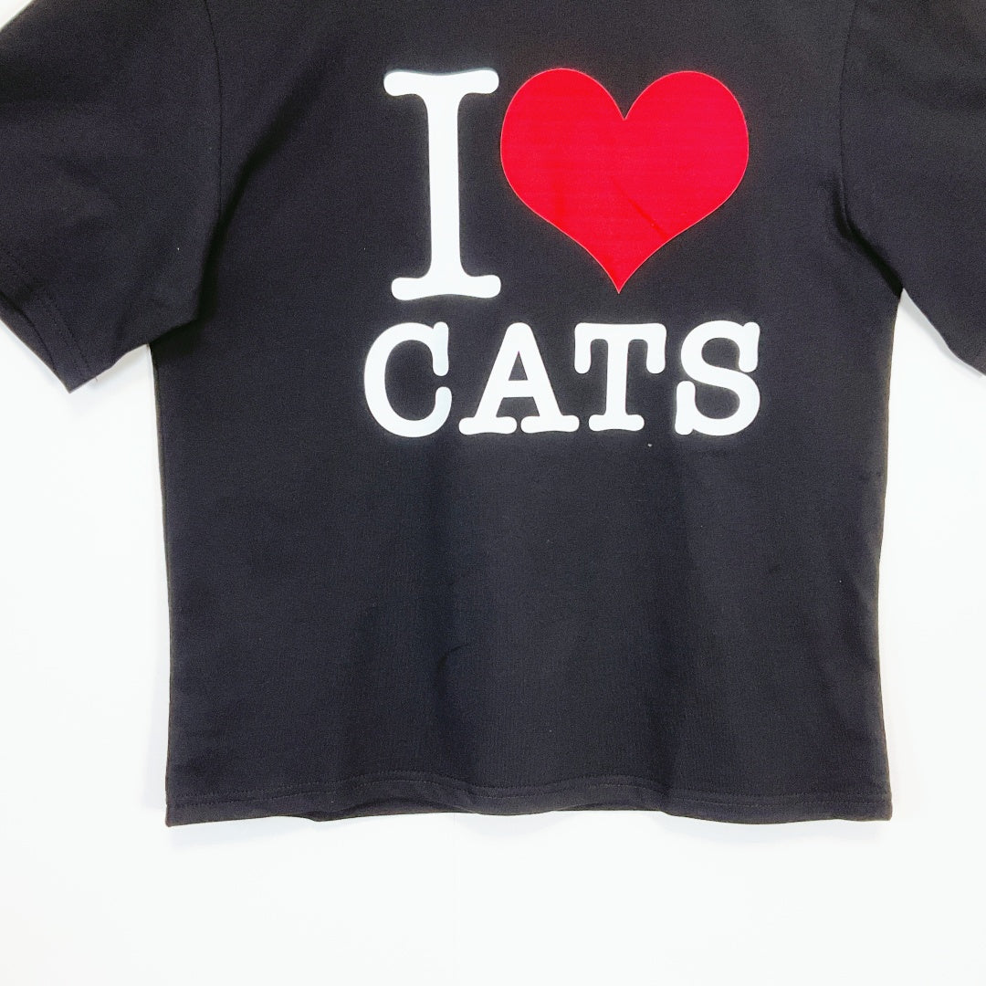 SPCA – T-Shirt – I Love Cats – Black