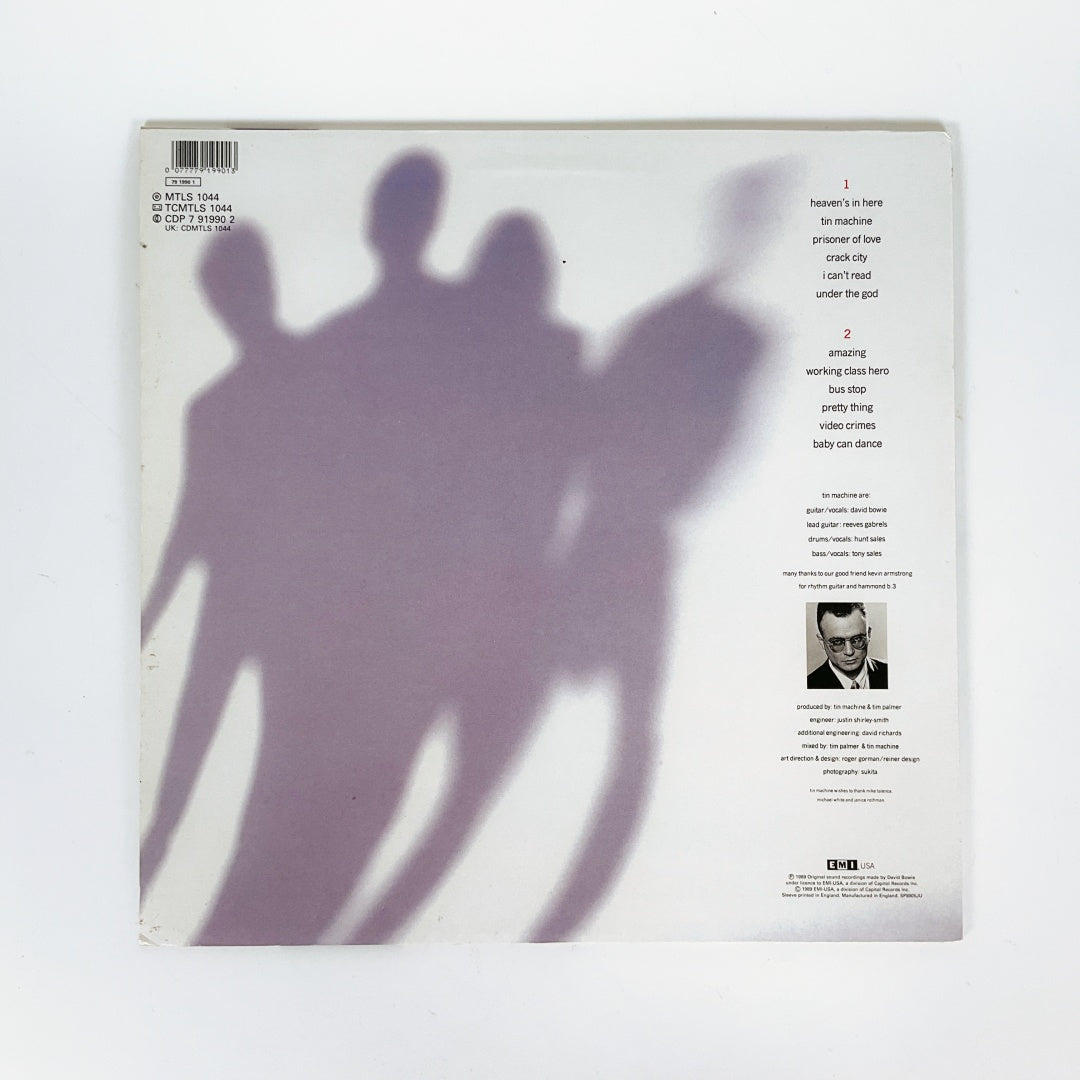 LP Vinyl Record – Tin Machine – David Bowie – 1989
