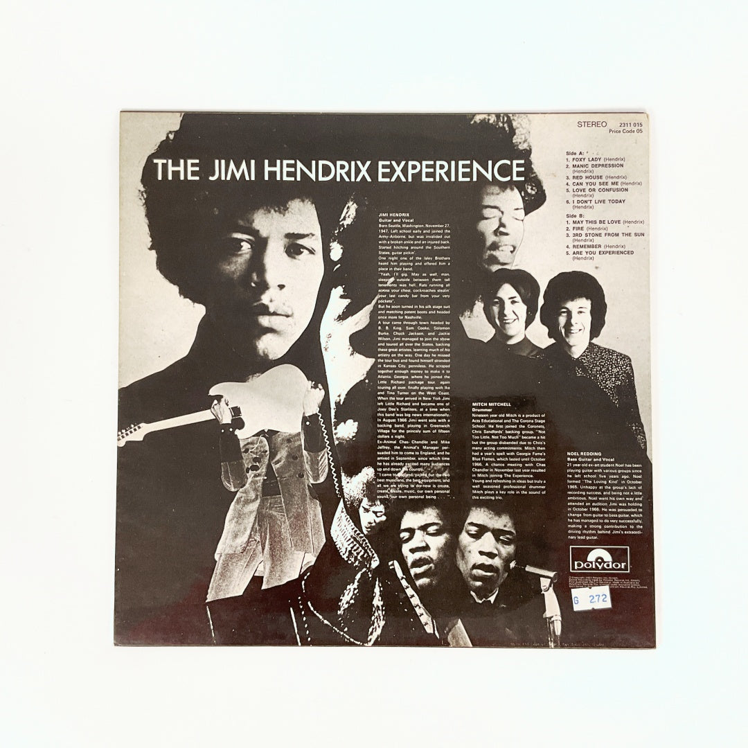 LP Vinyl Record – Jimi Hendrix Experience – Are You Experienced