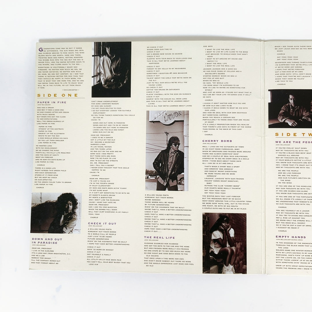 LP Vinyl Record – John Mellencamp – The Lonesome Jubilee – 1987