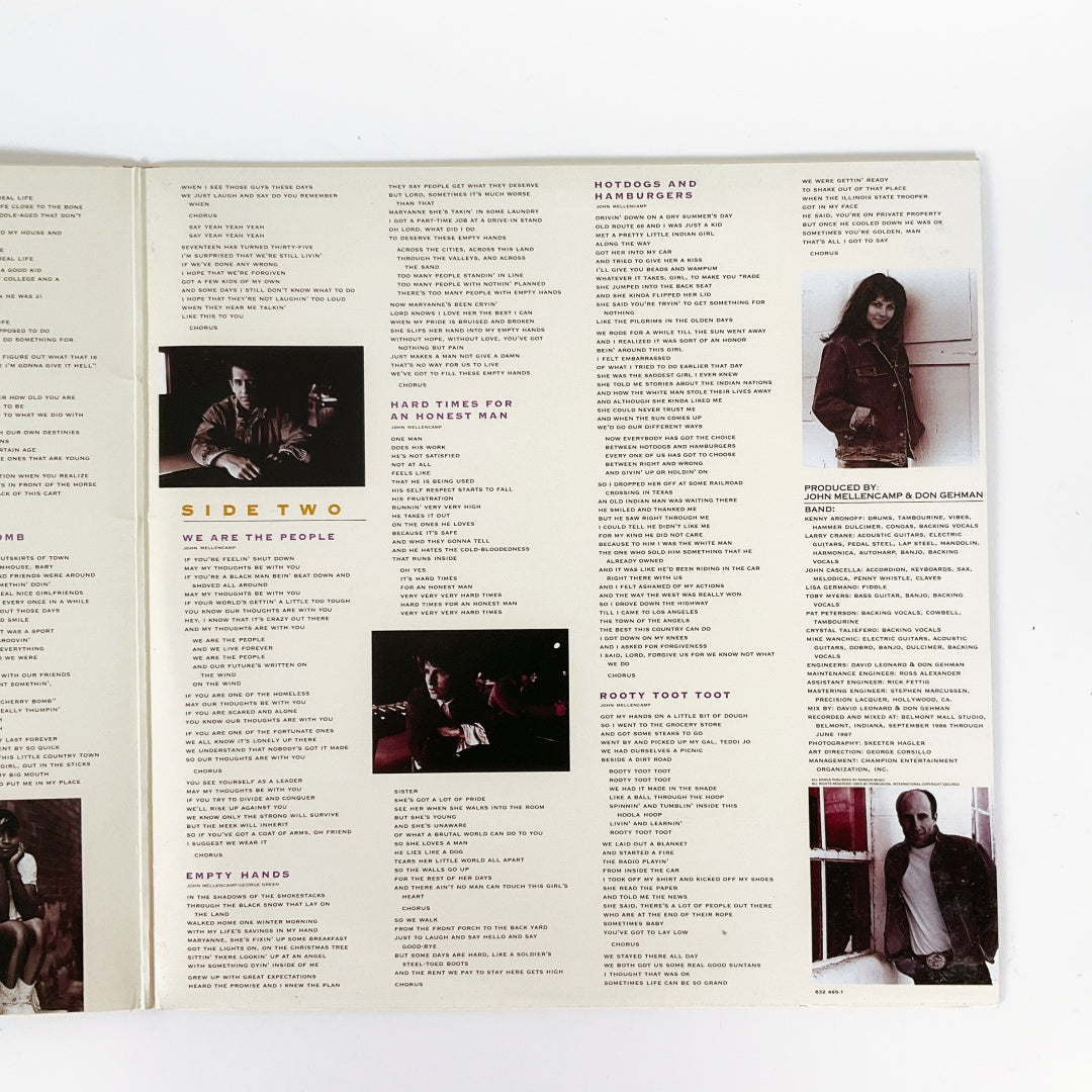 LP Vinyl Record – John Mellencamp – The Lonesome Jubilee – 1987