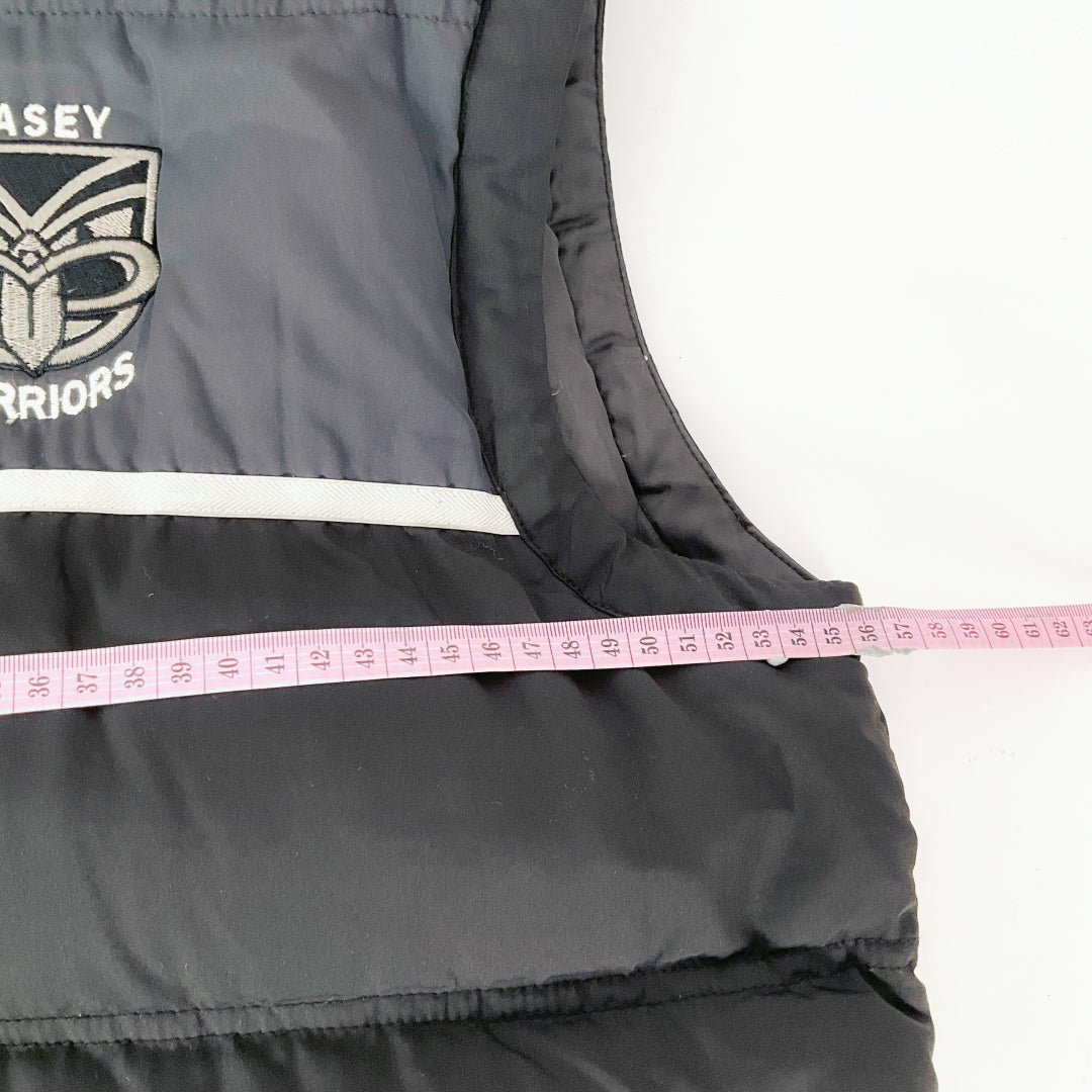 Canterbury Black Puffer Vest – NZ Warriors Embroidered Logo