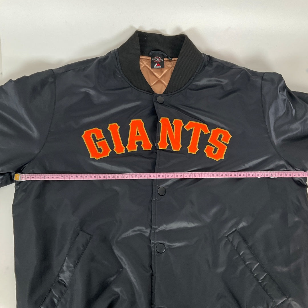 San Francisco Giants Majestic MLB Team Bomber Jacket - Black