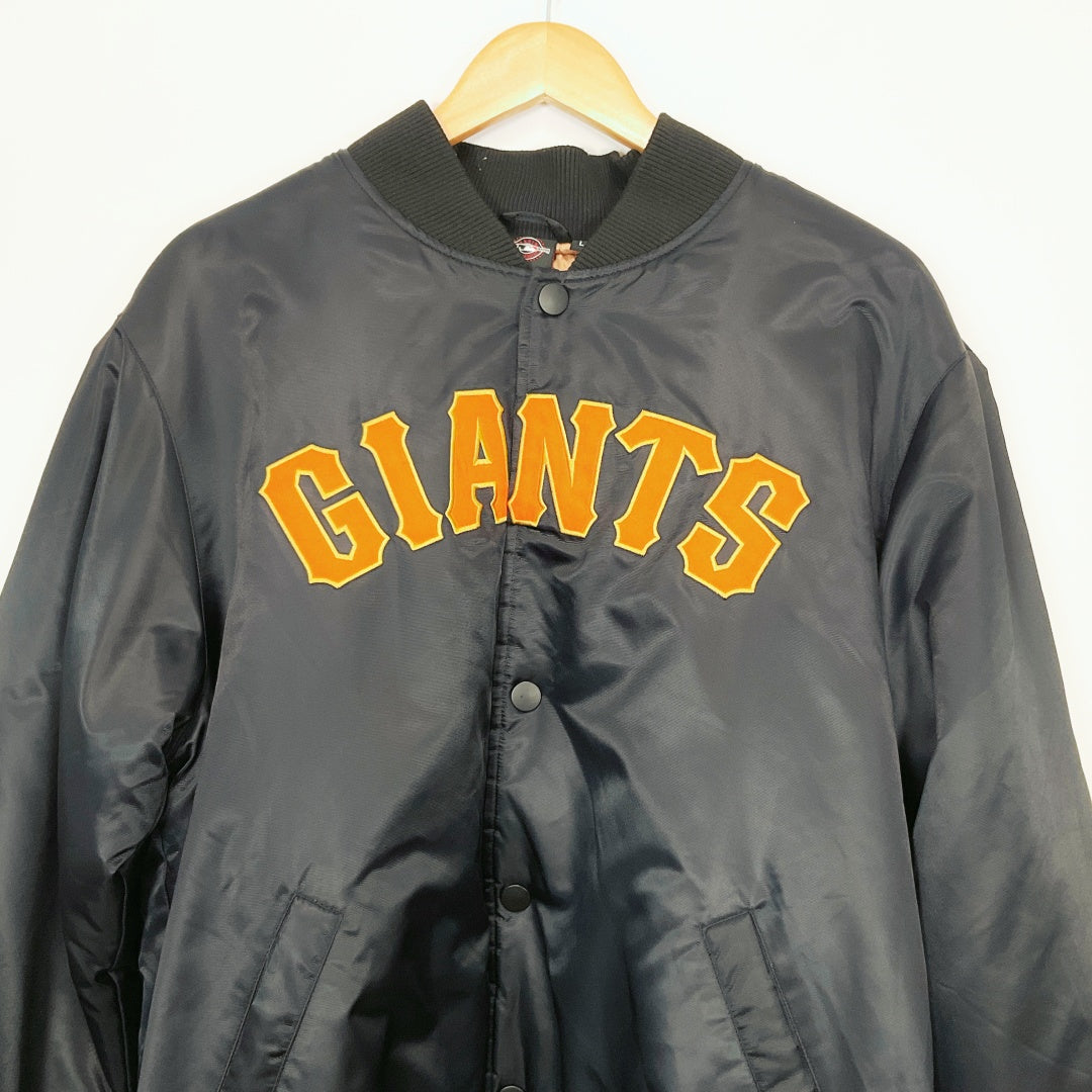 San Francisco Giants Majestic MLB Team Bomber Jacket - Black