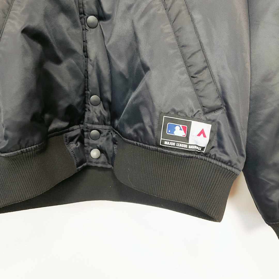 San Francisco Giants Majestic MLB Team Bomber Jacket - Black