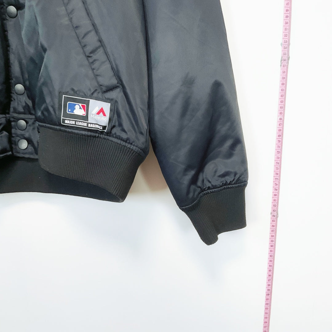 San Francisco Giants Majestic MLB Team Bomber Jacket - Black