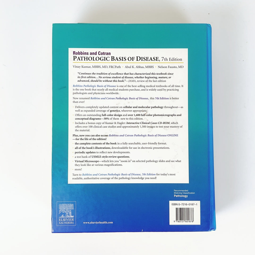Robbins and Cotran Pathologic basis of Disease 7th Edition