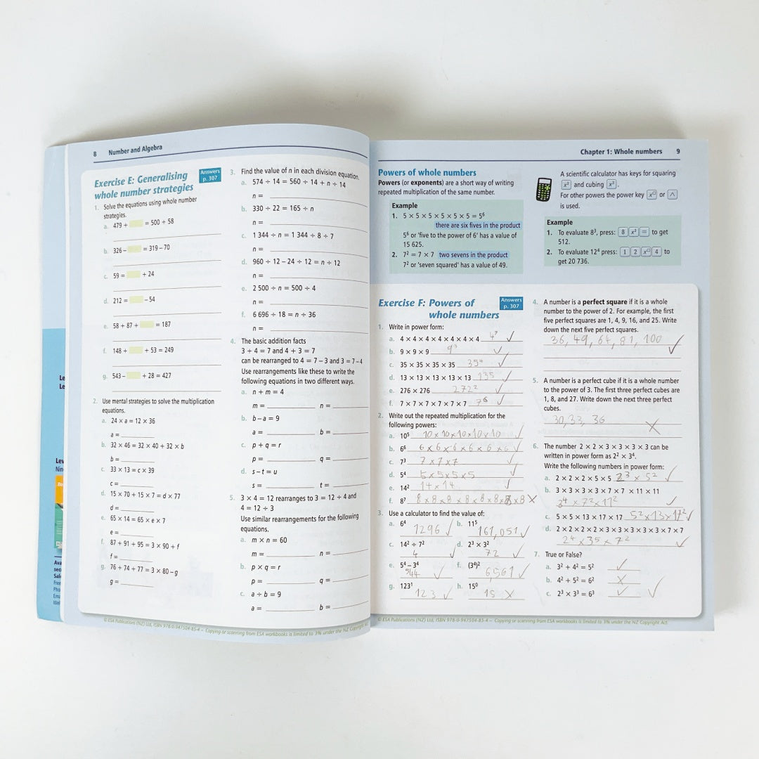 LWB Year 9 Mathematics and Statistics Learning Workbook