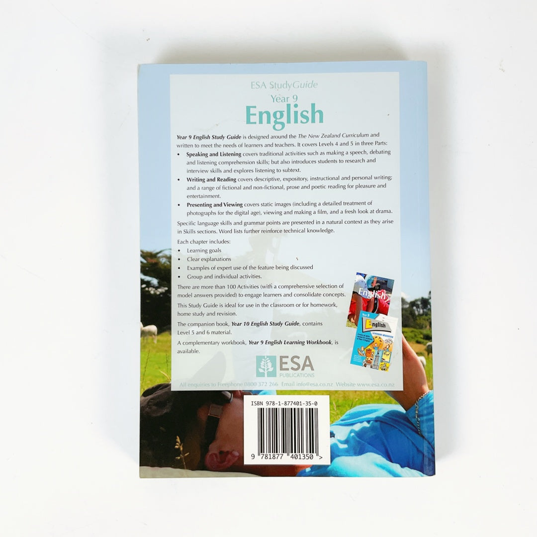Year 9 English ESA Study Guide - LearnWell