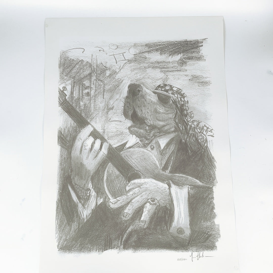 Ivan Clarke “Lonely Dog” – Complete Set of 17 Signed Limited Edition Pencil Drawings (155/250) – Boxed Collection