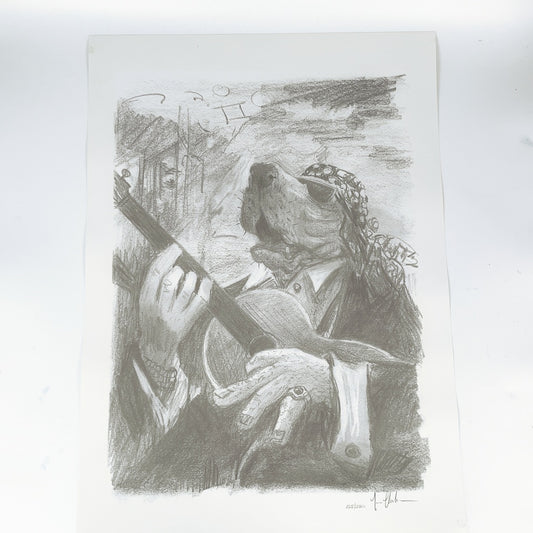 Ivan Clarke “Lonely Dog” – Complete Set of 17 Signed Limited Edition Pencil Drawings (155/250) – Boxed Collection