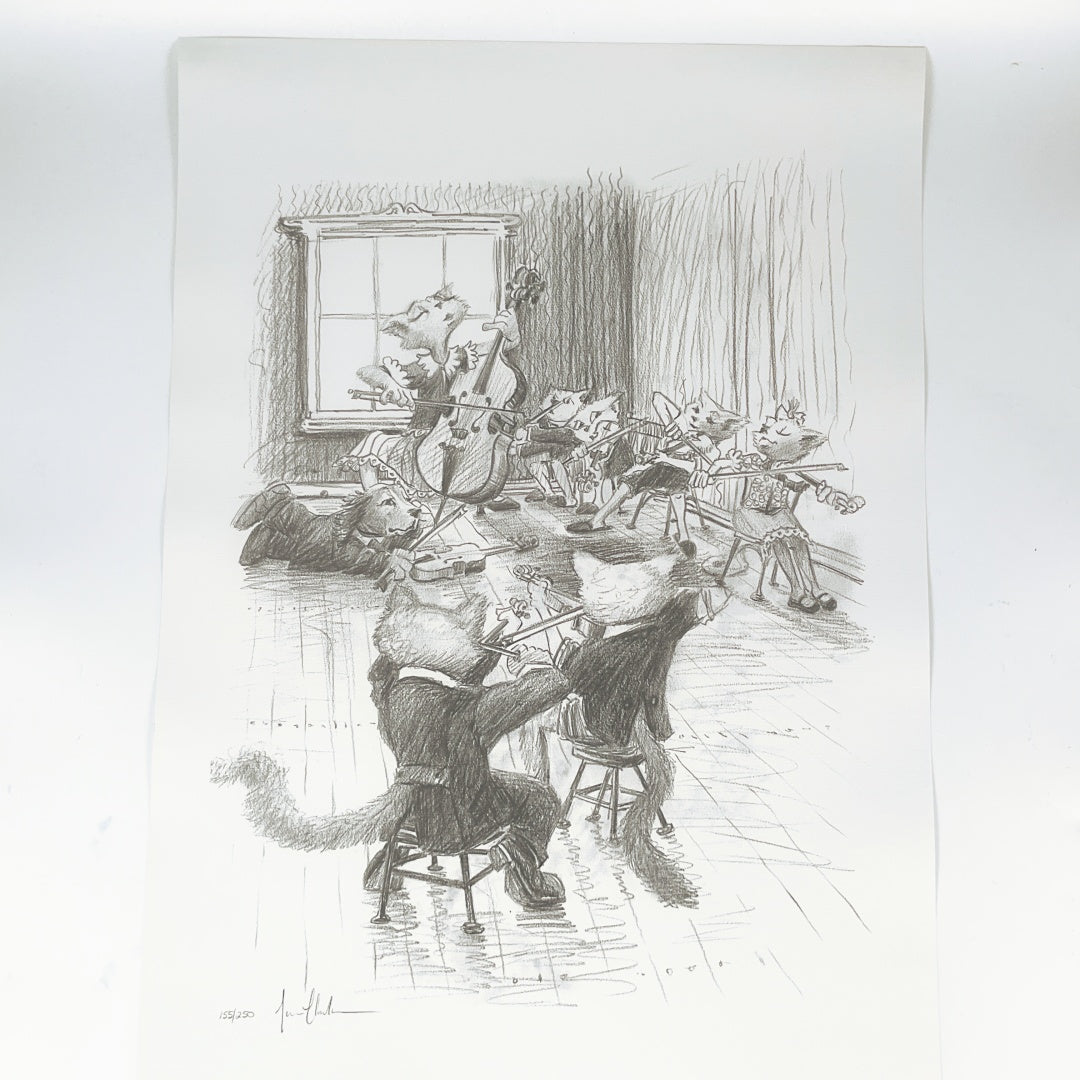 Ivan Clarke “Lonely Dog” – Complete Set of 17 Signed Limited Edition Pencil Drawings (155/250) – Boxed Collection