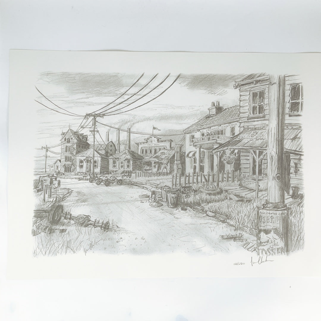 Ivan Clarke “Lonely Dog” – Complete Set of 17 Signed Limited Edition Pencil Drawings (155/250) – Boxed Collection