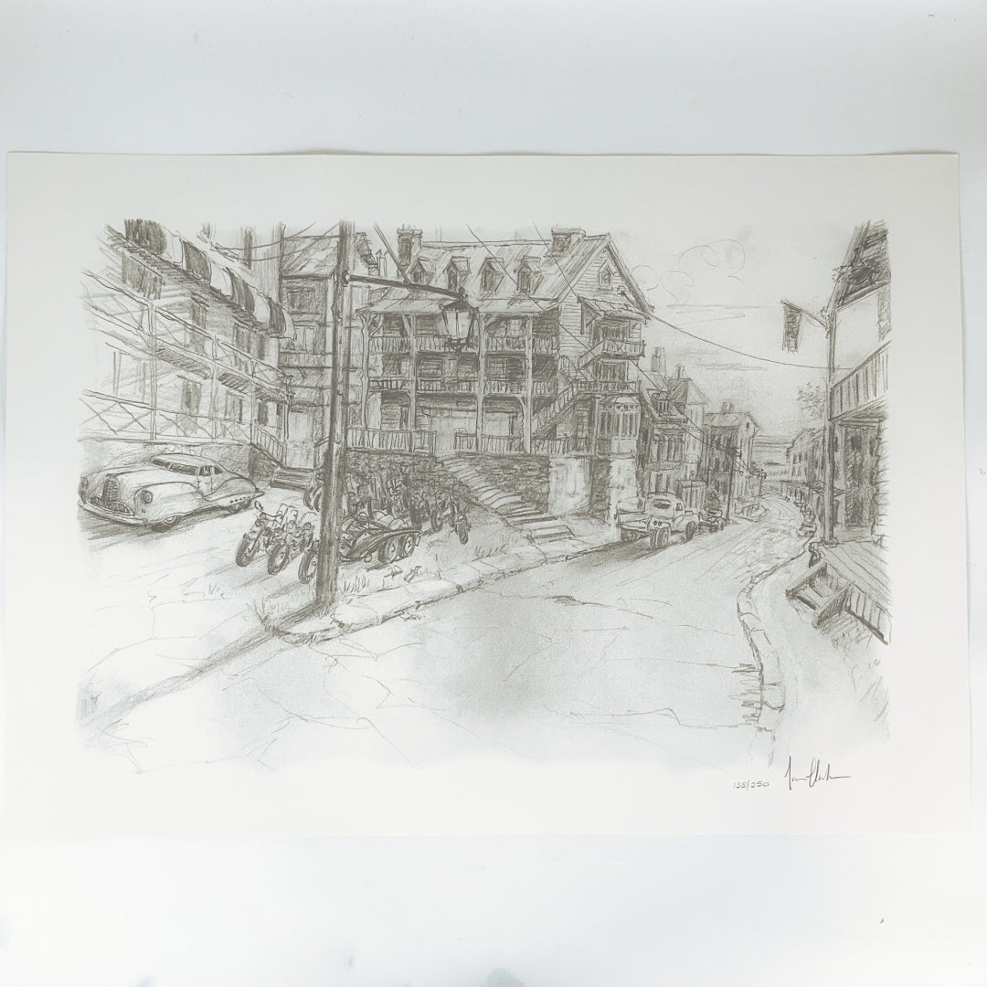 Ivan Clarke “Lonely Dog” – Complete Set of 17 Signed Limited Edition Pencil Drawings (155/250) – Boxed Collection