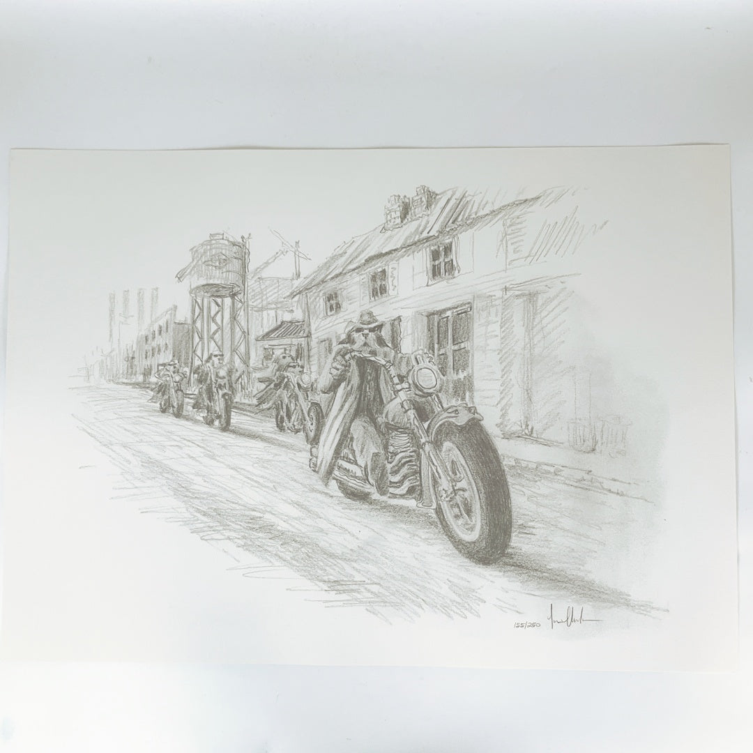 Ivan Clarke “Lonely Dog” – Complete Set of 17 Signed Limited Edition Pencil Drawings (155/250) – Boxed Collection