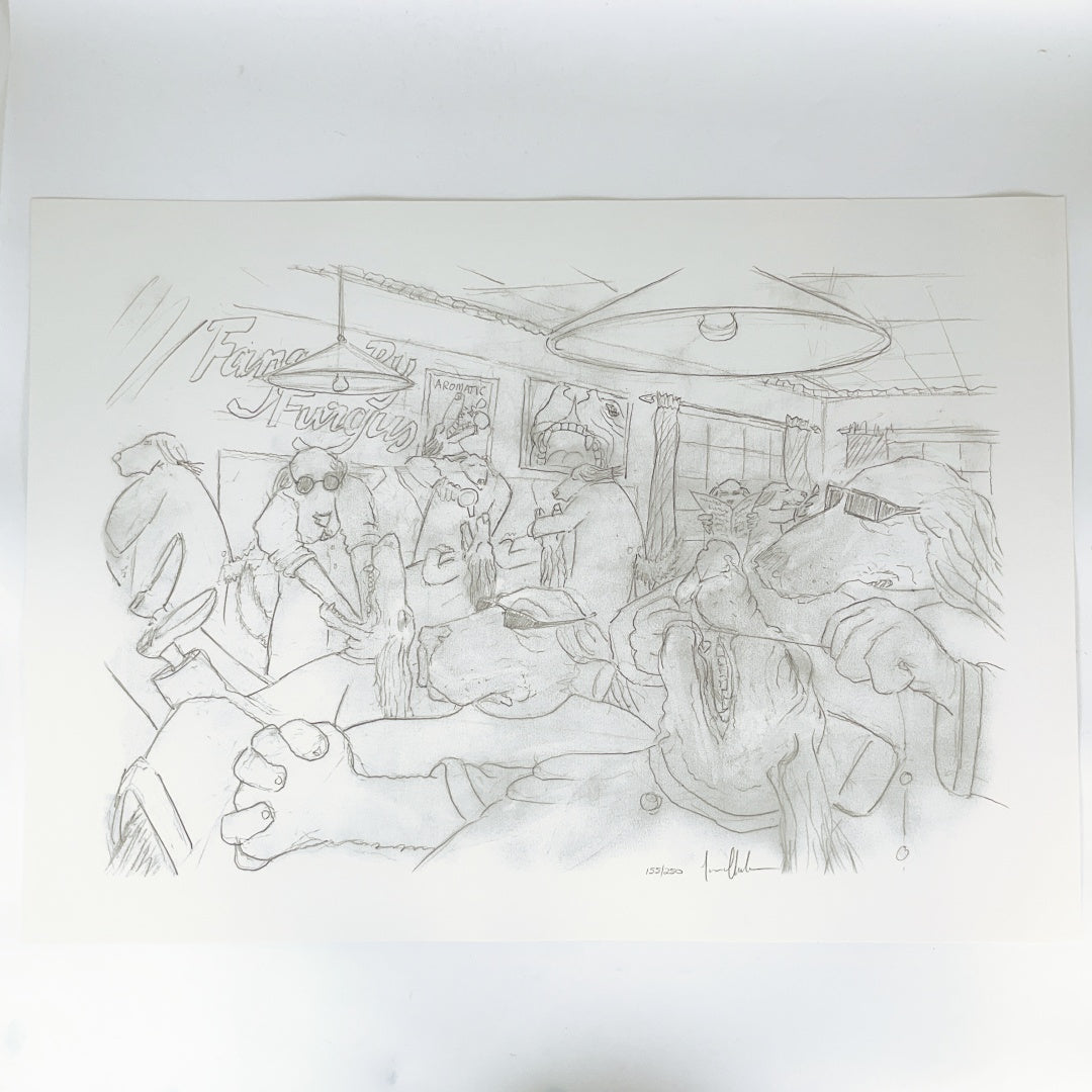 Ivan Clarke “Lonely Dog” – Complete Set of 17 Signed Limited Edition Pencil Drawings (155/250) – Boxed Collection