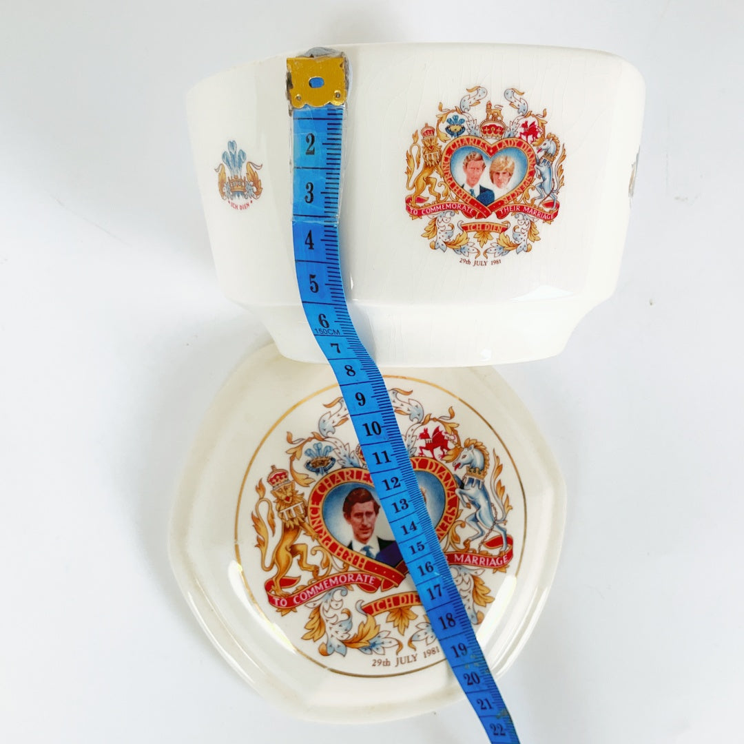 1981 Royal Wedding Commemorative Lidded Bowl - Prince Charles & Princess Diana