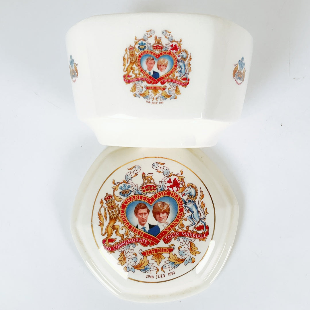 1981 Royal Wedding Commemorative Lidded Bowl - Prince Charles & Princess Diana