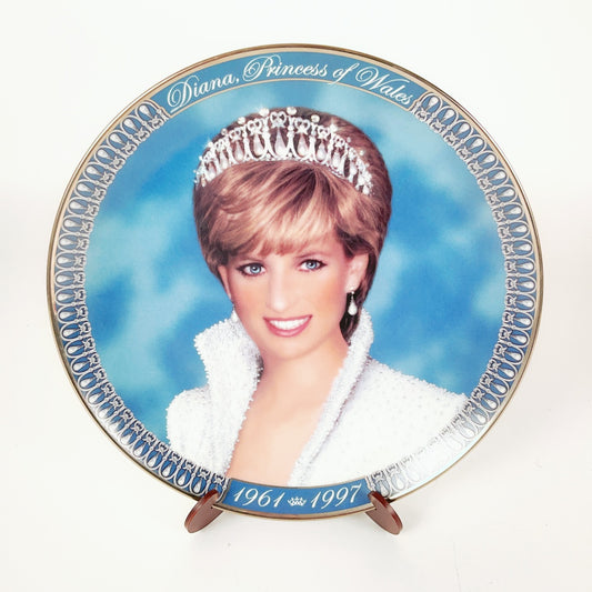 Franklin Mint Princess Diana Tribute Plate – Limited Edition Fine Porcelain