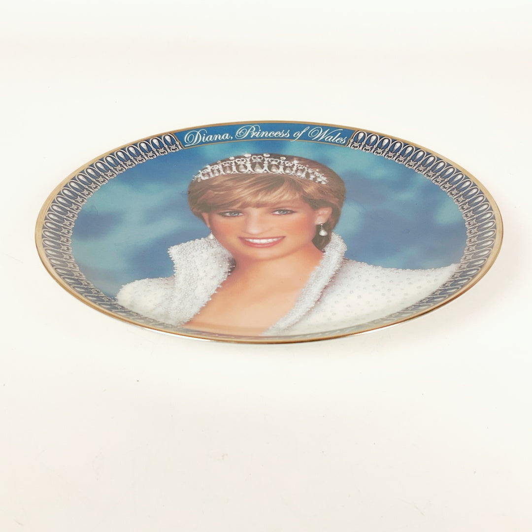 Franklin Mint Princess Diana Tribute Plate – Limited Edition Fine Porcelain