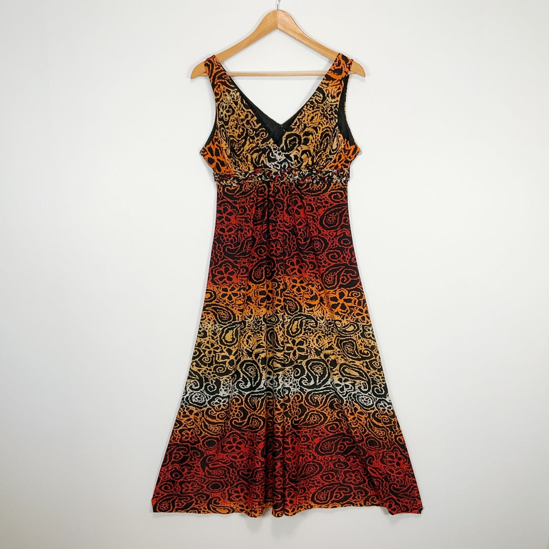 JV Selection Australia - Boho Maxi Dress XL – Multicolour Paisley Print