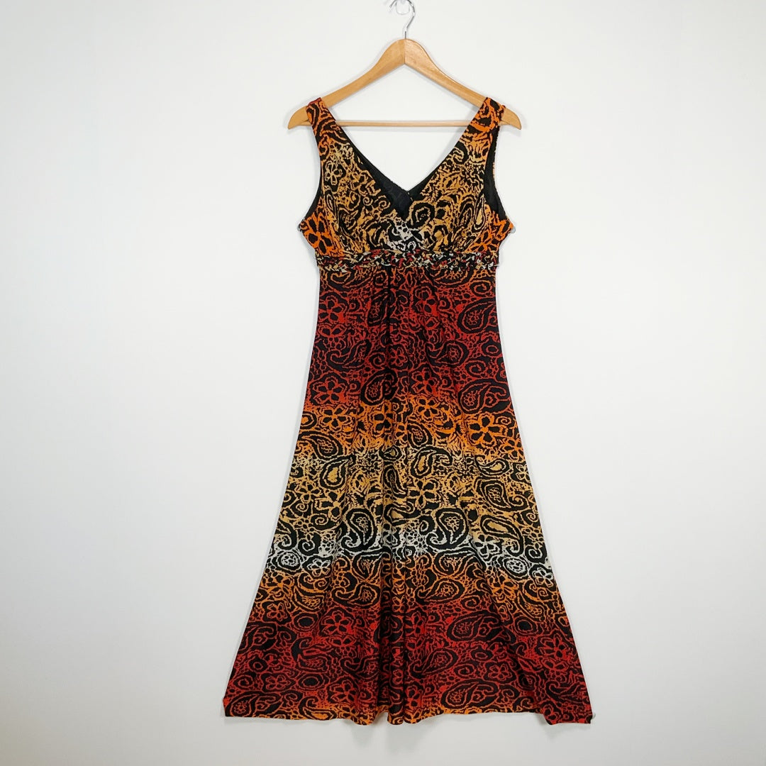 JV Selection Australia - Boho Maxi Dress XL – Multicolour Paisley Print