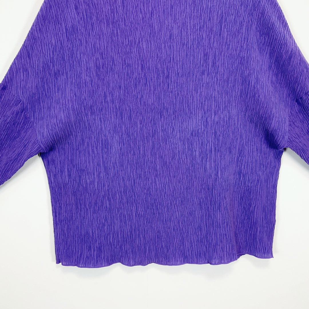 STATE OF PLAY - Purple Knit Top