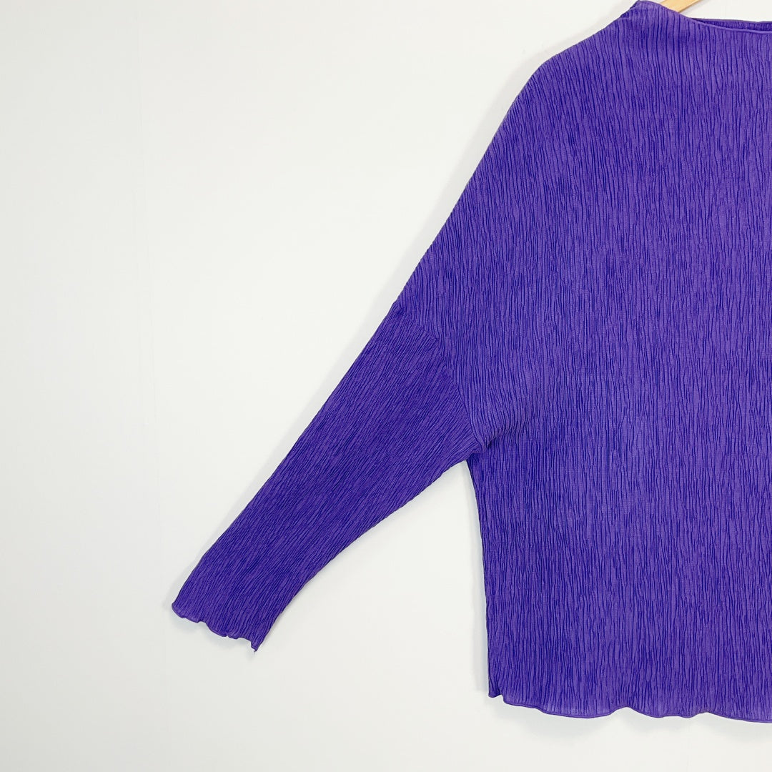 STATE OF PLAY - Purple Knit Top