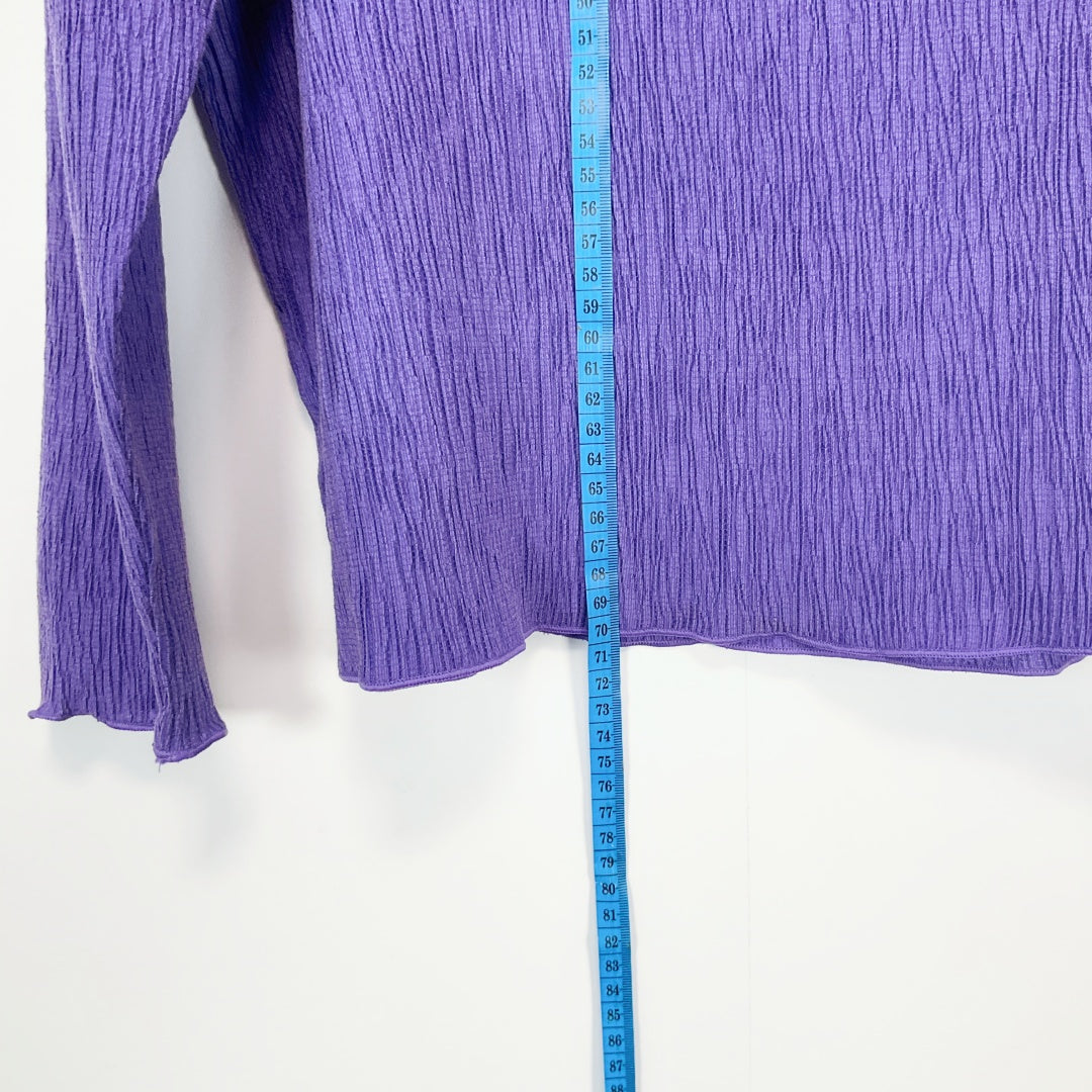 STATE OF PLAY - Purple Knit Top