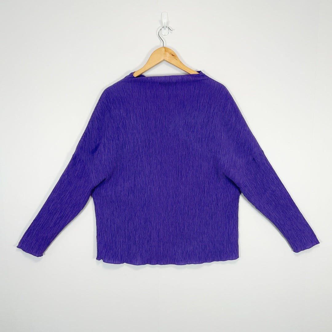 STATE OF PLAY - Purple Knit Top