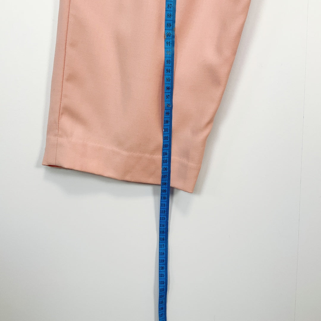 SPORTSCRAFT -  Peach Wool Blend Tailored Pants