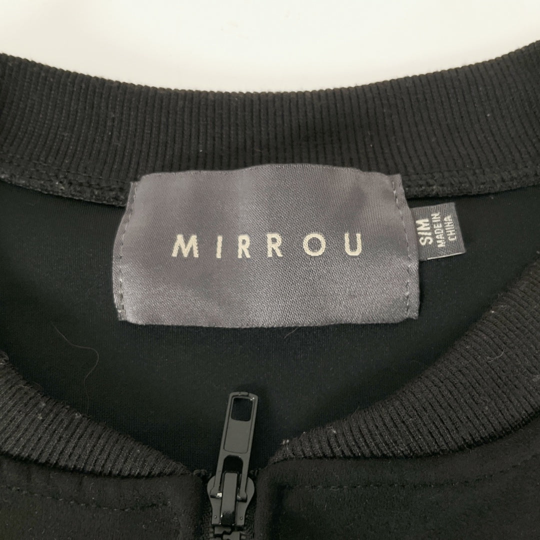 MIRROU Black Cropped Zip Jacket
