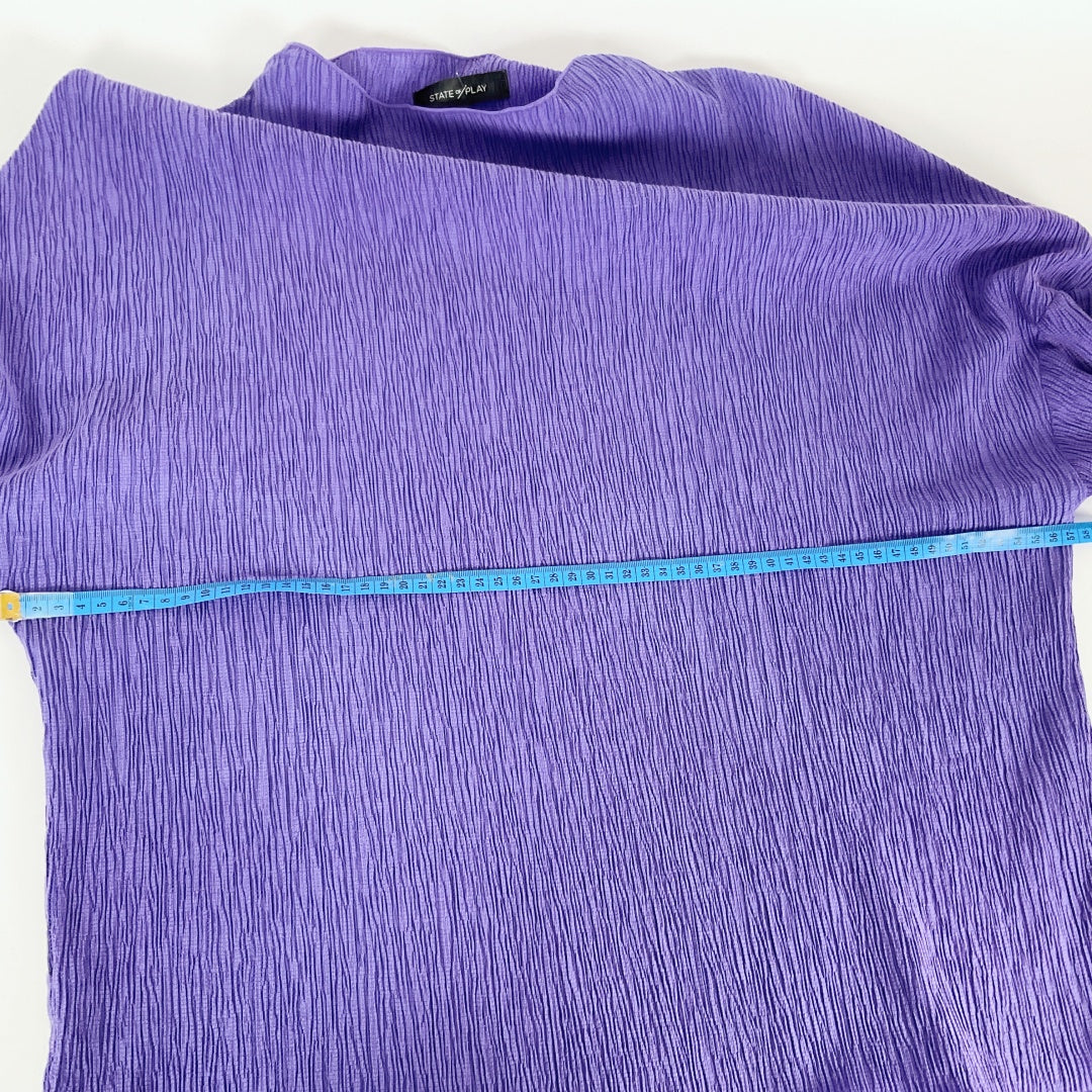 STATE OF PLAY - Purple Knit Top