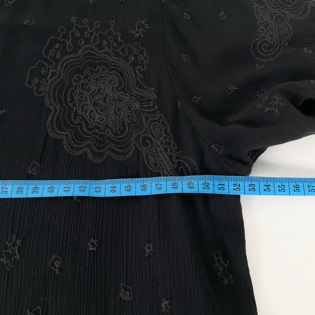 VERGE - Black Tiered Maxi Dress
