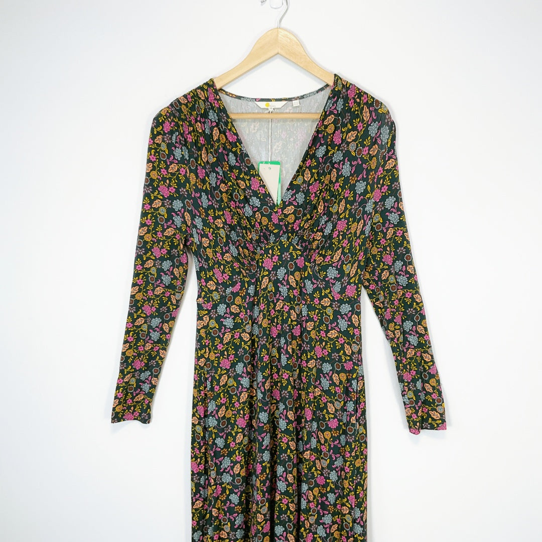 BODEN Floral Long Sleeve Maxi Dress – UK 12