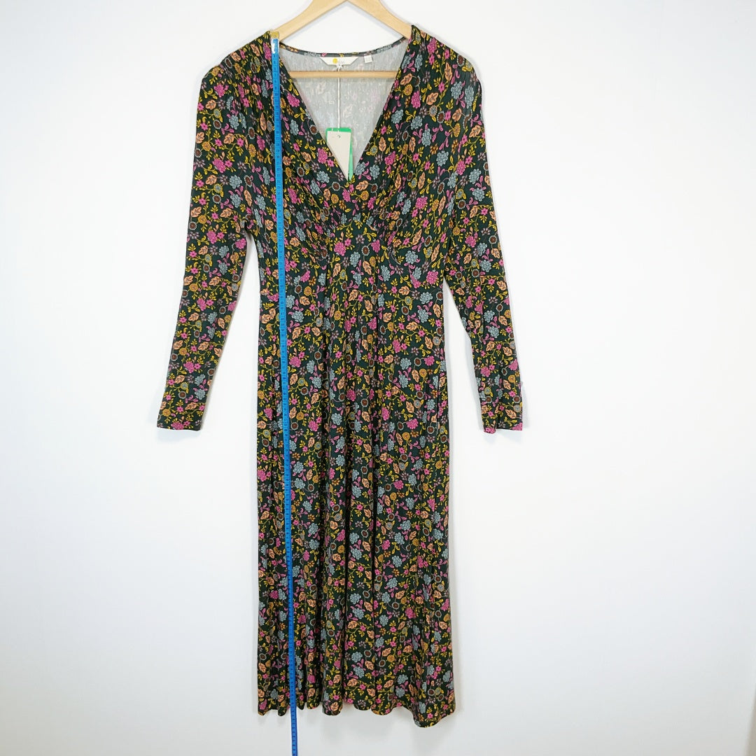 BODEN Floral Long Sleeve Maxi Dress – UK 12