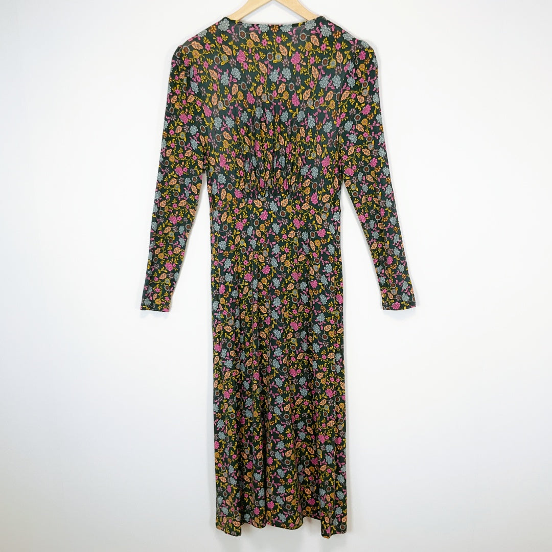 BODEN Floral Long Sleeve Maxi Dress – UK 12