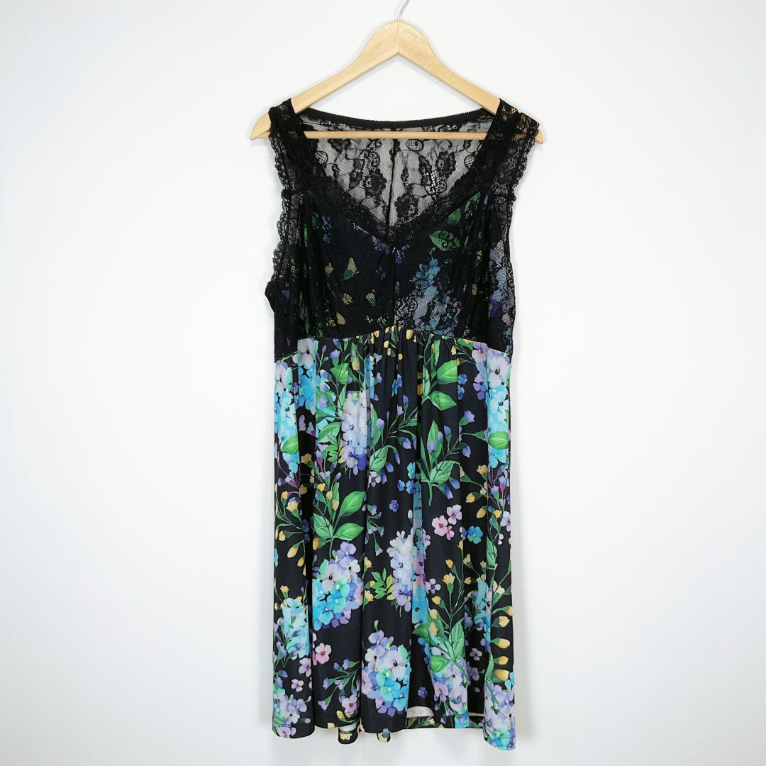 Peter Alexander Floral Lace Trim Night Dress – Size 1+