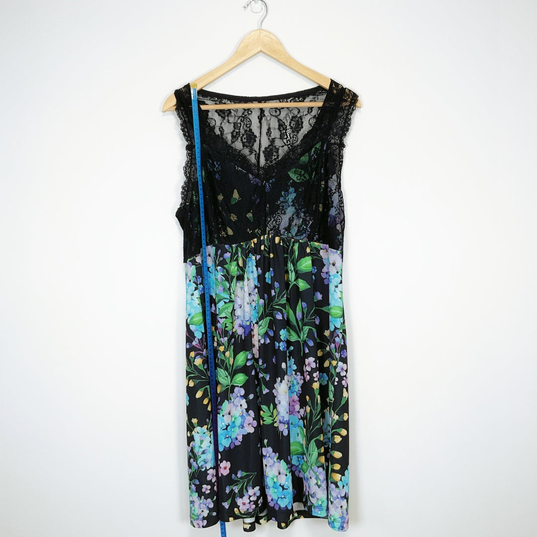 Peter Alexander Floral Lace Trim Night Dress – Size 1+