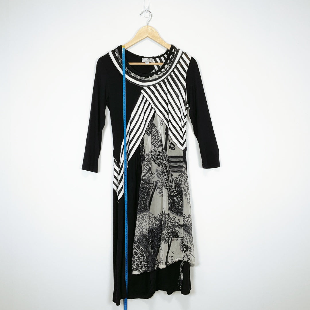 GITANE ON STYLE Abstract Panel Dress – Size S