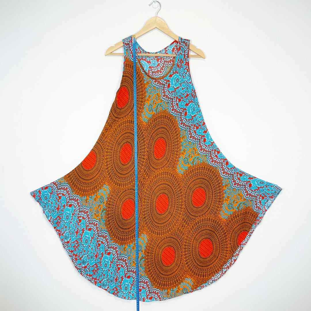 Evolve Designs Boho Print Sleeveless Dress – Standard Size