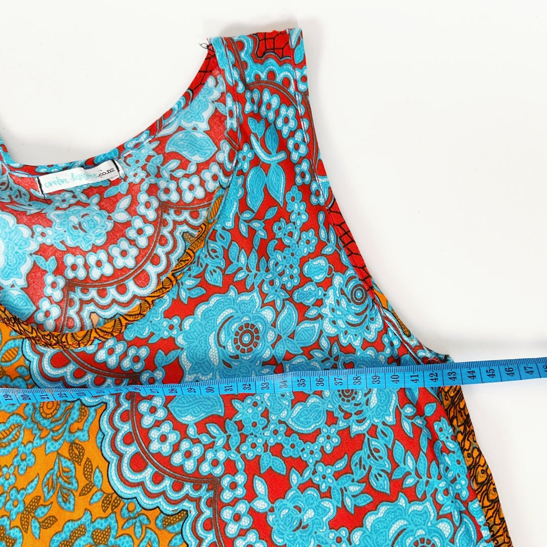 Evolve Designs Boho Print Sleeveless Dress – Standard Size