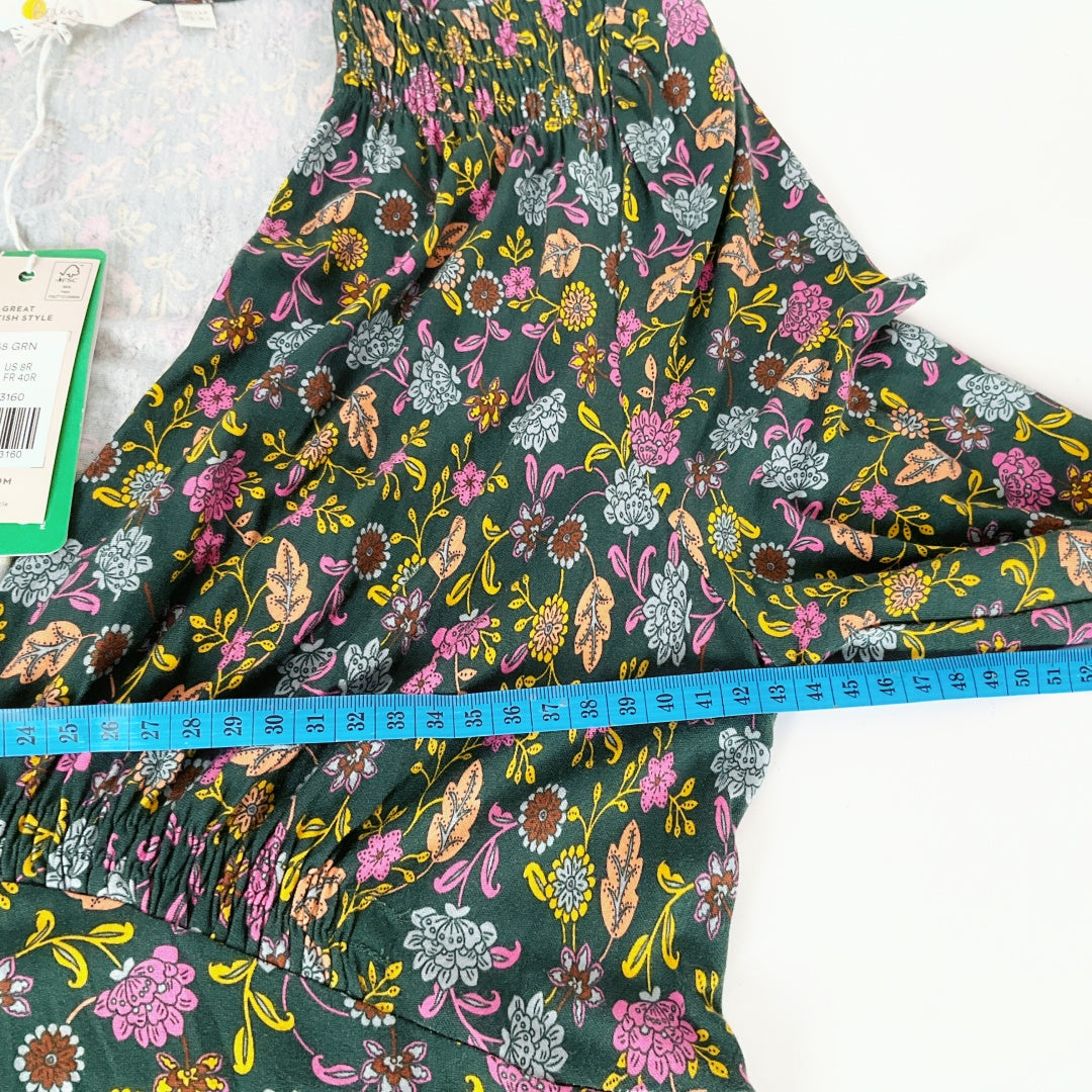 BODEN Floral Long Sleeve Maxi Dress – UK 12