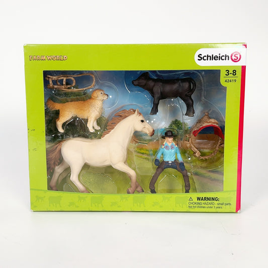 Schleich – Cowgirl Barrel Racing Fun