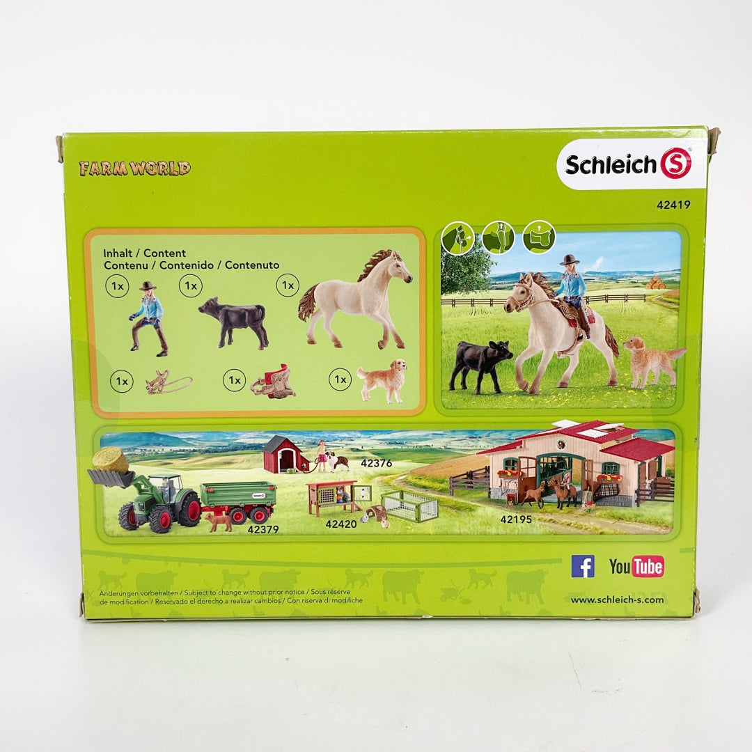 Schleich – Cowgirl Barrel Racing Fun