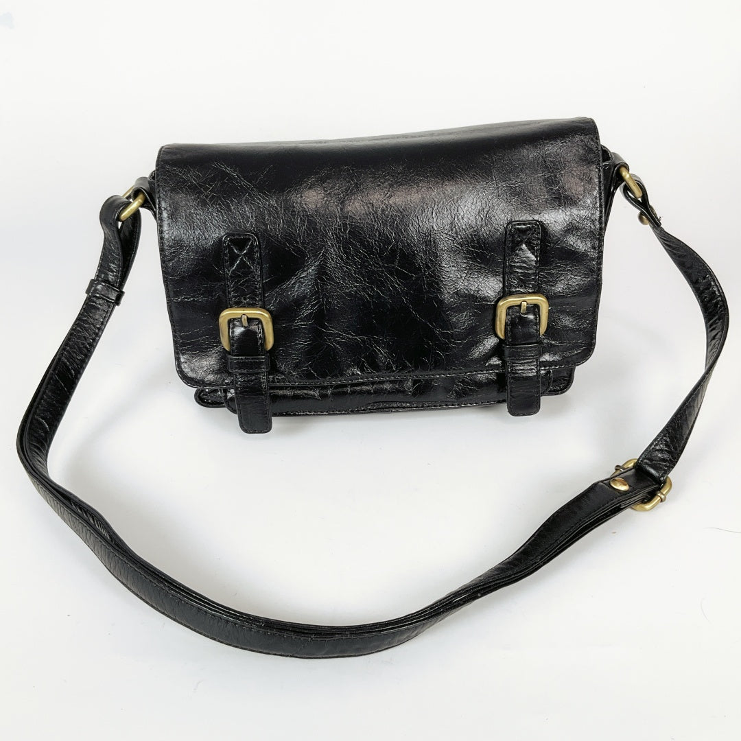 JLP. Melbourne - Black Leather Bag